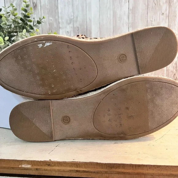 Dolce Vita Animal Print Espadrille Slip On Mules 10 - Picture 5 of 5